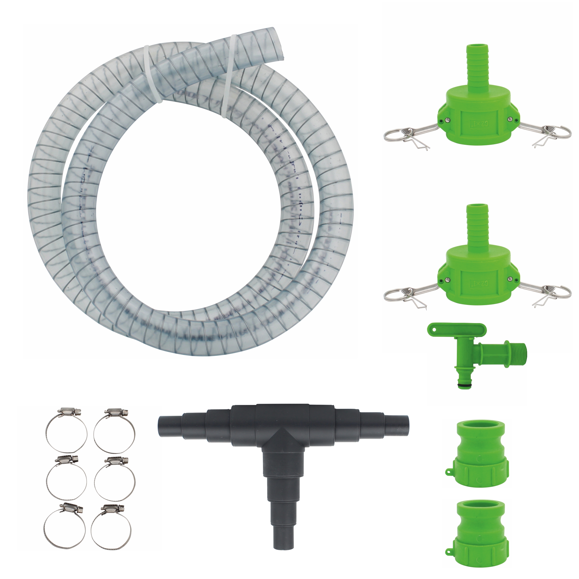Set zur Verbindung von 2 IBC Regenwasser Tank Container
