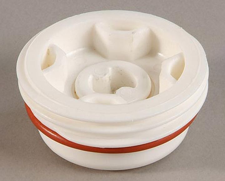 PP-Stopfen S 70 x 6 G3-4 Zoll Innengewinde Keltan-Dichtung rot